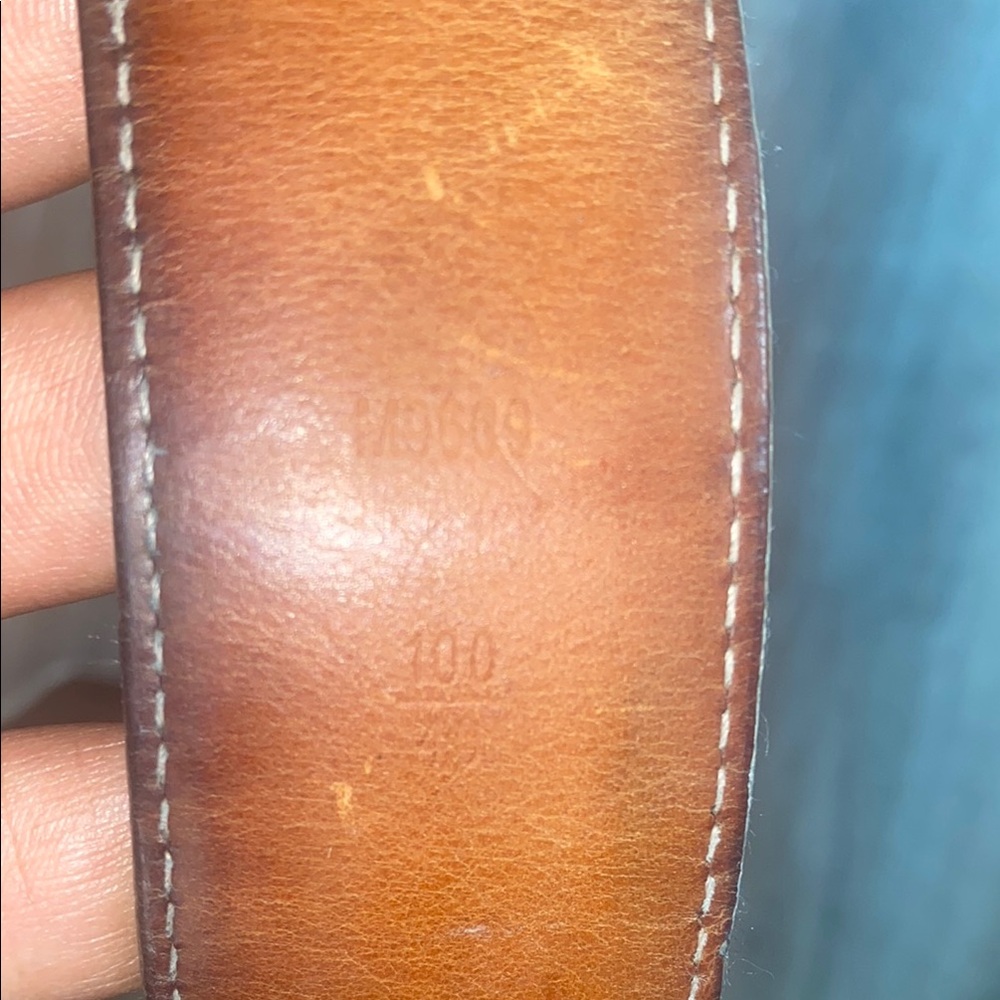 Louis Vuitton Brown Leather Belt